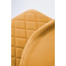 Стул HALMAR K525 горчичный/черный